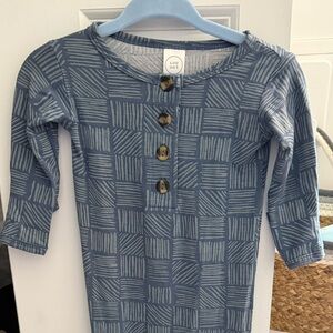 Blue Newborn Knot Gown - NWOT